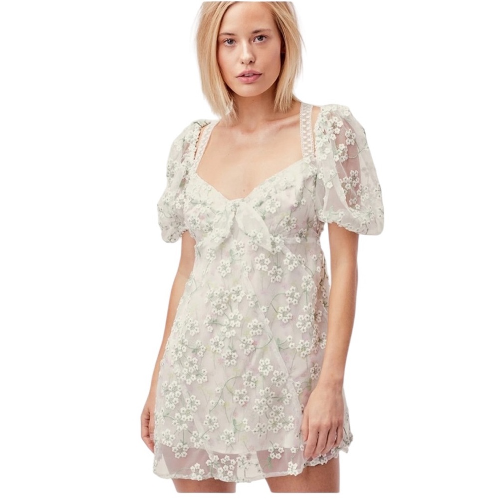 For Love And Lemons Eclair Mini  Floral  Fairy Dress